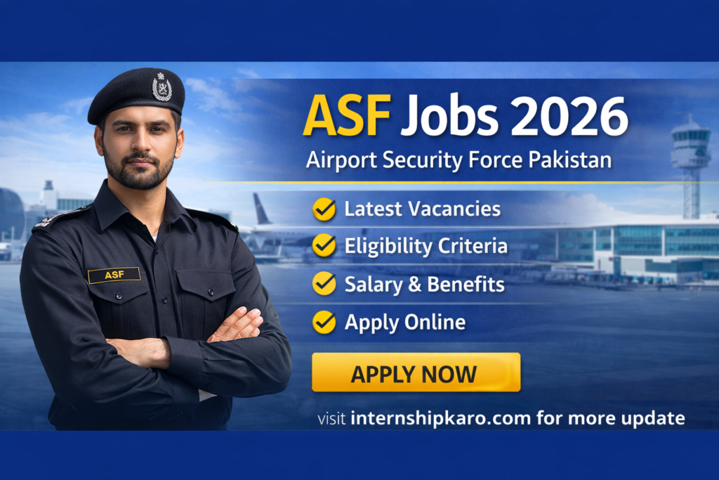 ASF Jobs 2026 – Airport Security Force Latest Vacancies | Apply Online