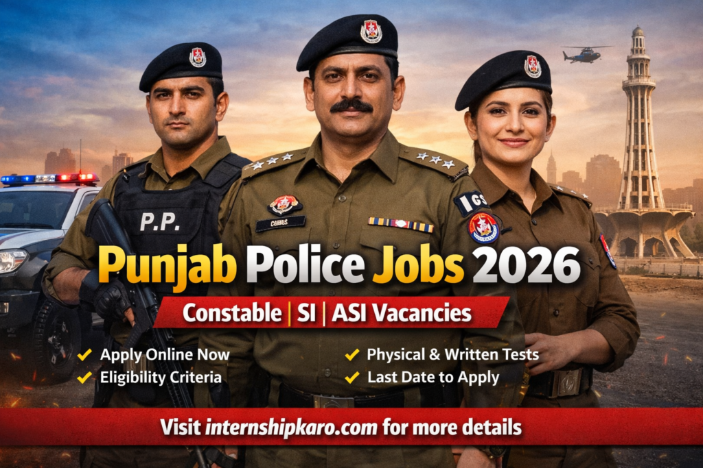 Punjab Police Jobs 2026 – Apply Online for Latest Constable and SI | 1000+ New Posts