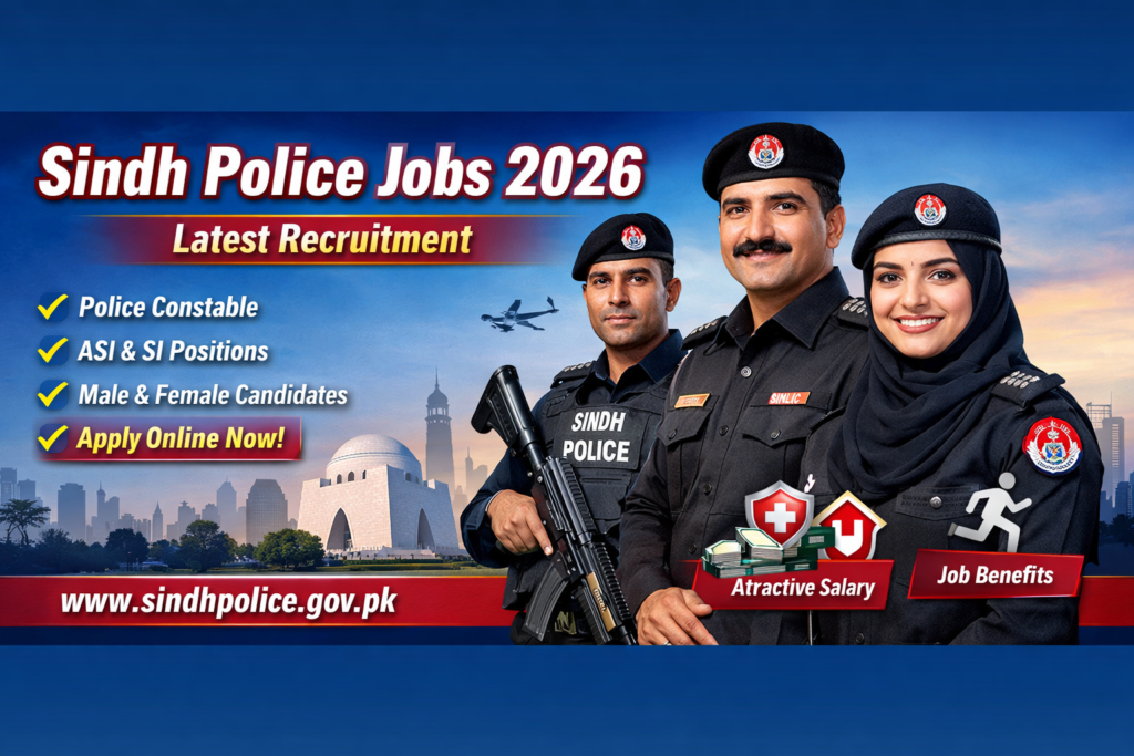 Sindh Police Jobs Online Apply 2026 – 1500+ New Vacancies